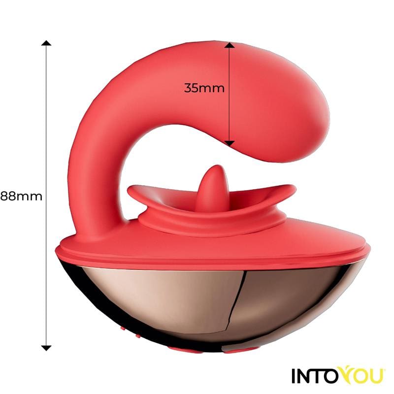 INTOYOU APP SERIES Rondy Estimulador con Vibración y Lengua con App