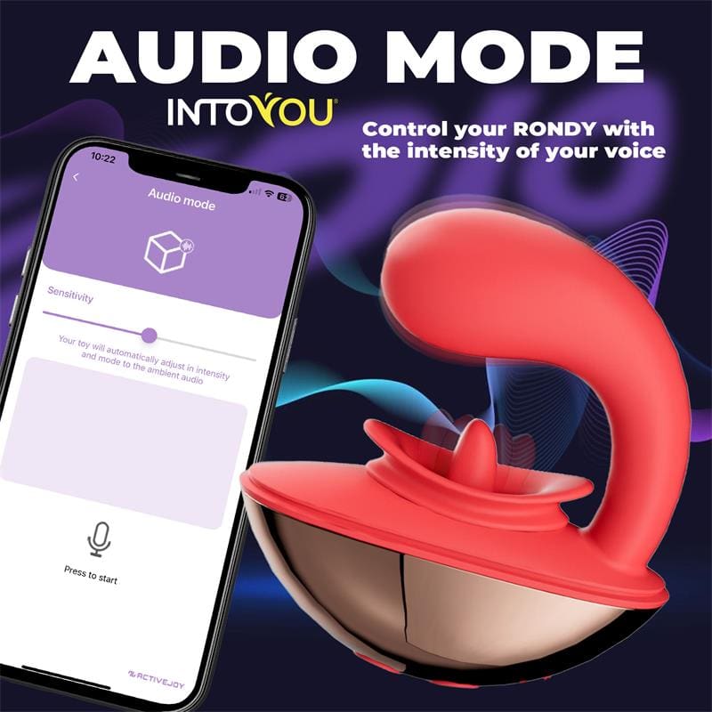 INTOYOU APP SERIES Rondy Estimulador con Vibración y Lengua con App