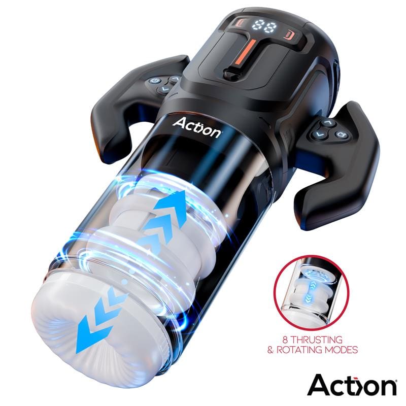 ACTION Zyon Masturbador Automático Avanzado con Up and Down y Rotación