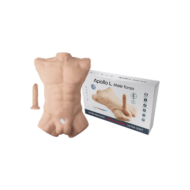 SILEXD Torso Completo Apollo L con dildo de 7 pulgadas incluido
