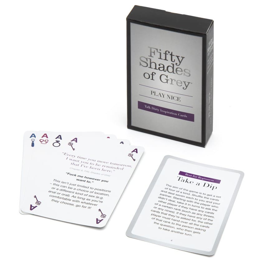 FIFTY SHADES PLAY NICE TALK DIRTY CARD GAME