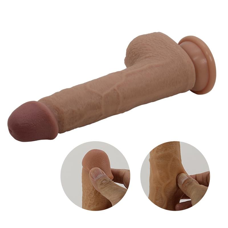 PRETTYLOVE Tommy Dildo Realista con Vibración y Thrusting con Contorl Remoto