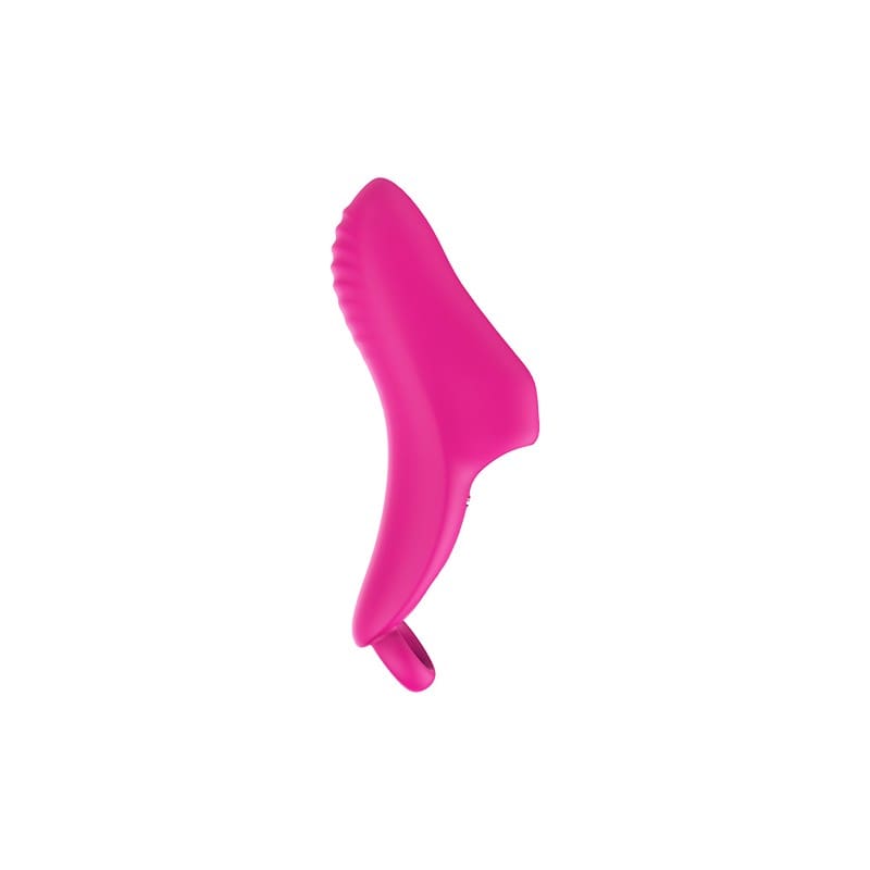VIBRADOR DEDO LOVE FINGER RECARGABLE 9 MODOS MAGENTA