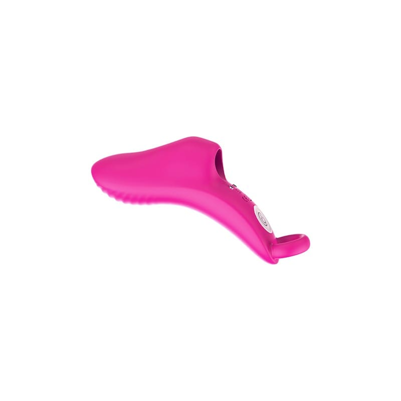 VIBRADOR DEDO LOVE FINGER RECARGABLE 9 MODOS MAGENTA