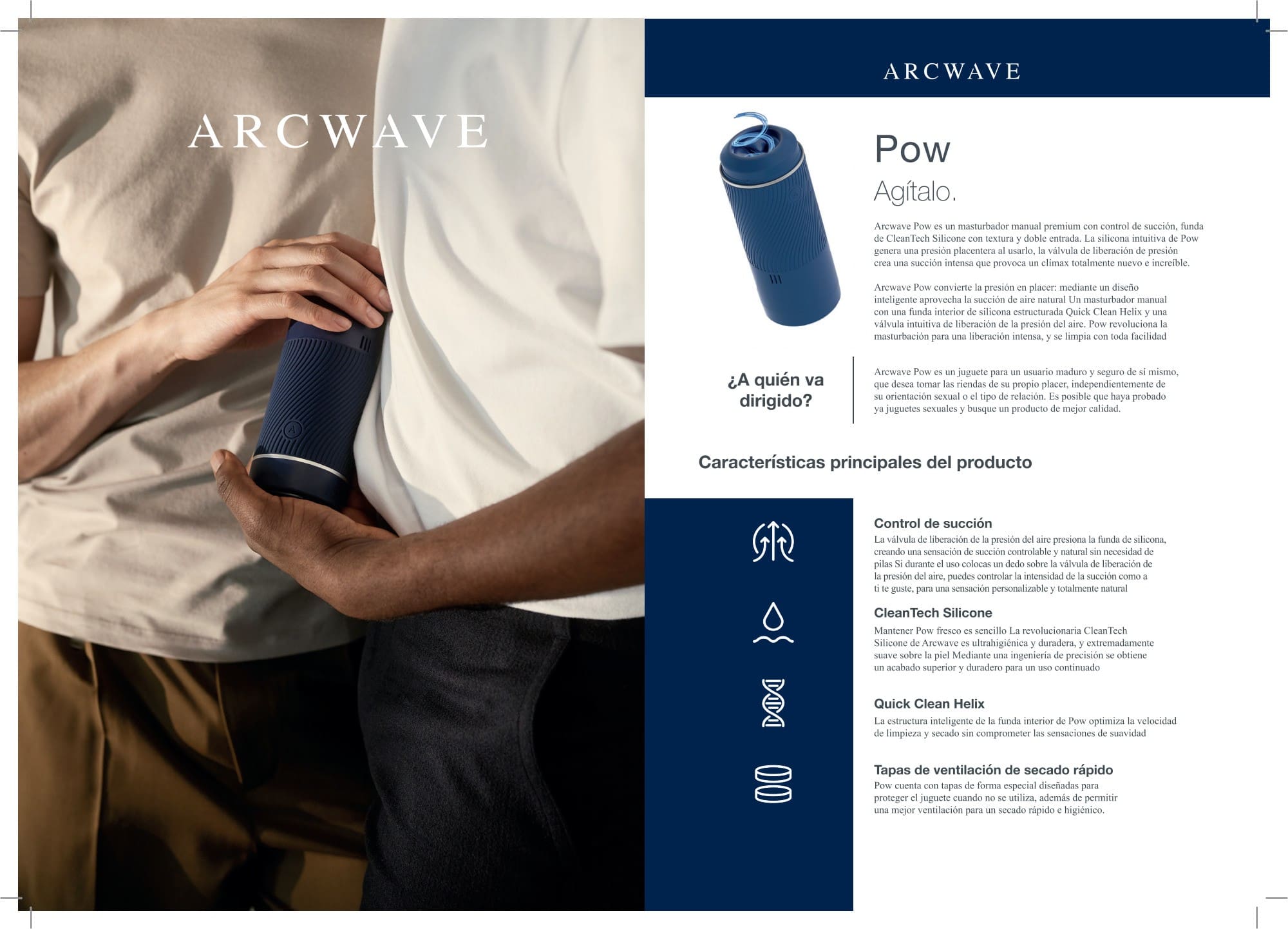ARCWAVE POW STROKER BLUE
