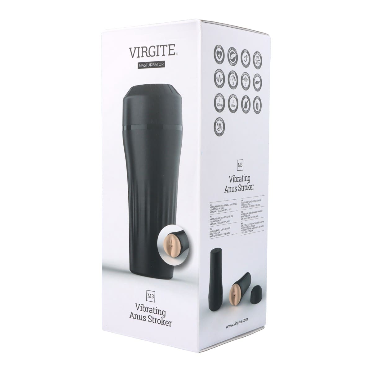 MASTURBADOR M3 VIBRADOR ANO USB FLESH