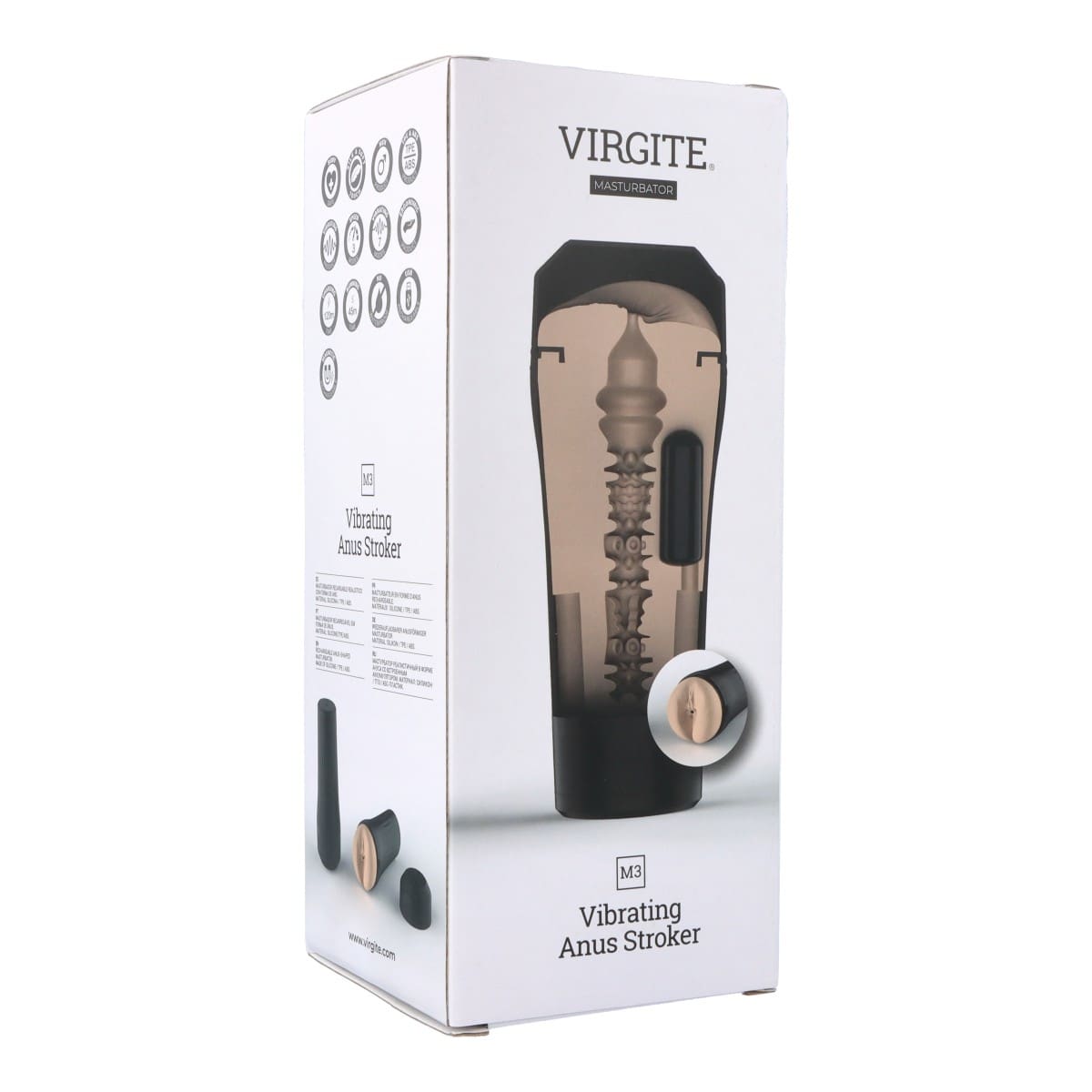 MASTURBADOR M3 VIBRADOR ANO USB FLESH