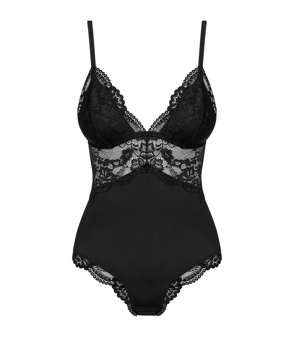 BODY CON ENCAJE NEGRO 2XL/3XL
