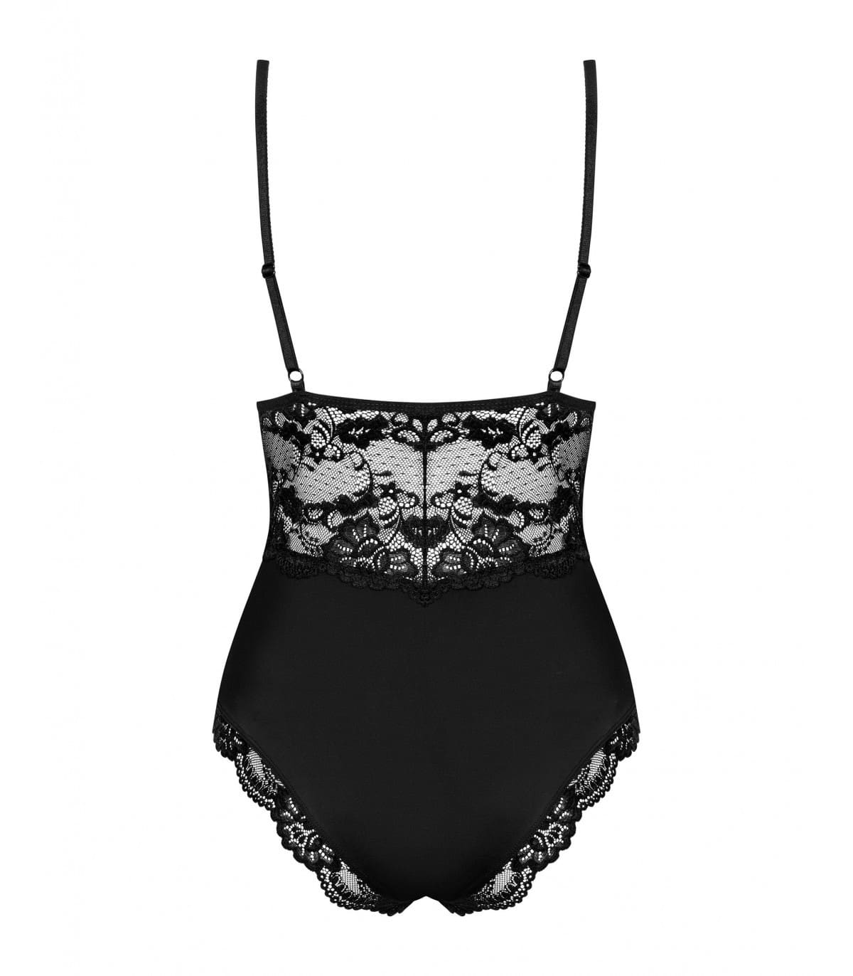 BODY CON ENCAJE NEGRO 2XL/3XL - Imagen 3