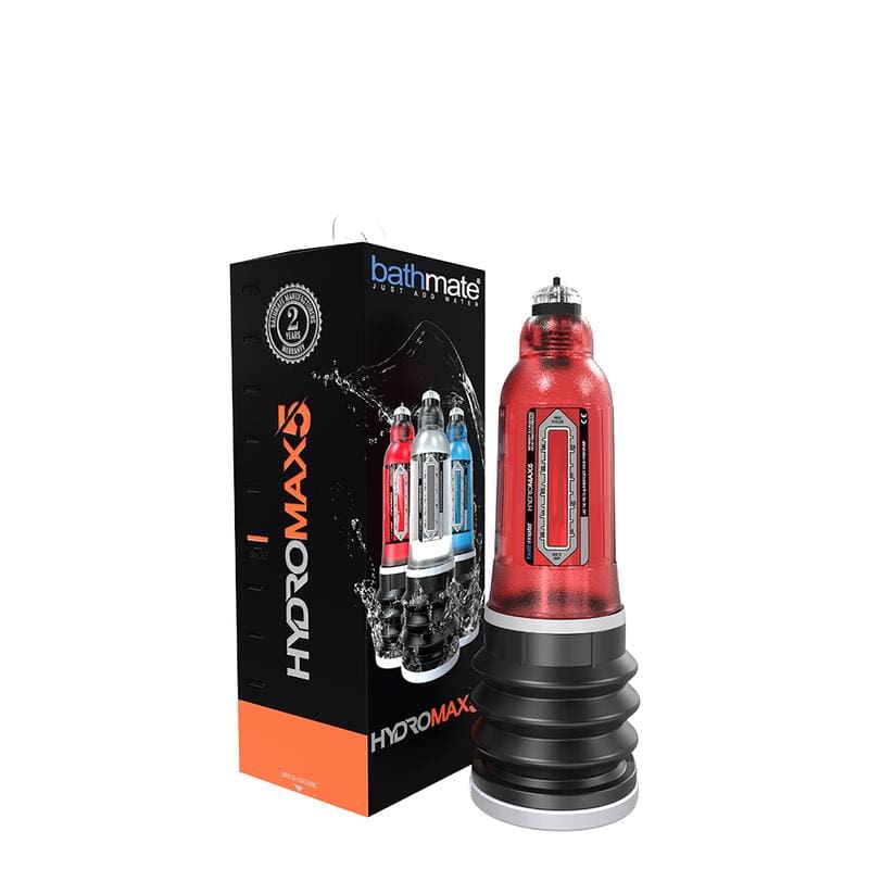 BATHMATE Bomba para el Pene Hydromax5 Rojo