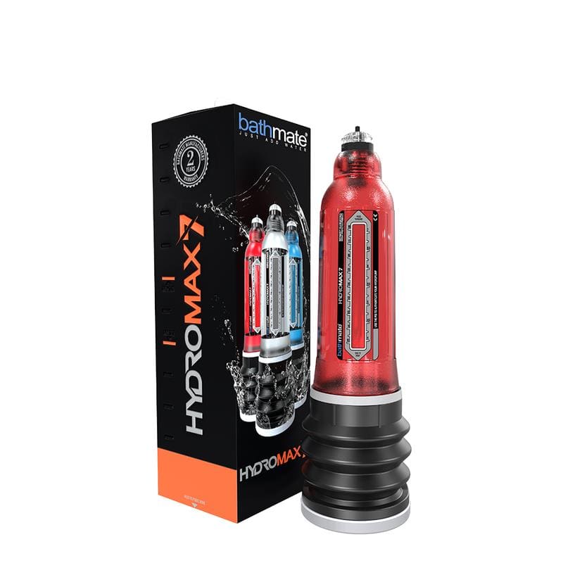 BATHMATE Bomba para el Pene Hydromax7 Rojo