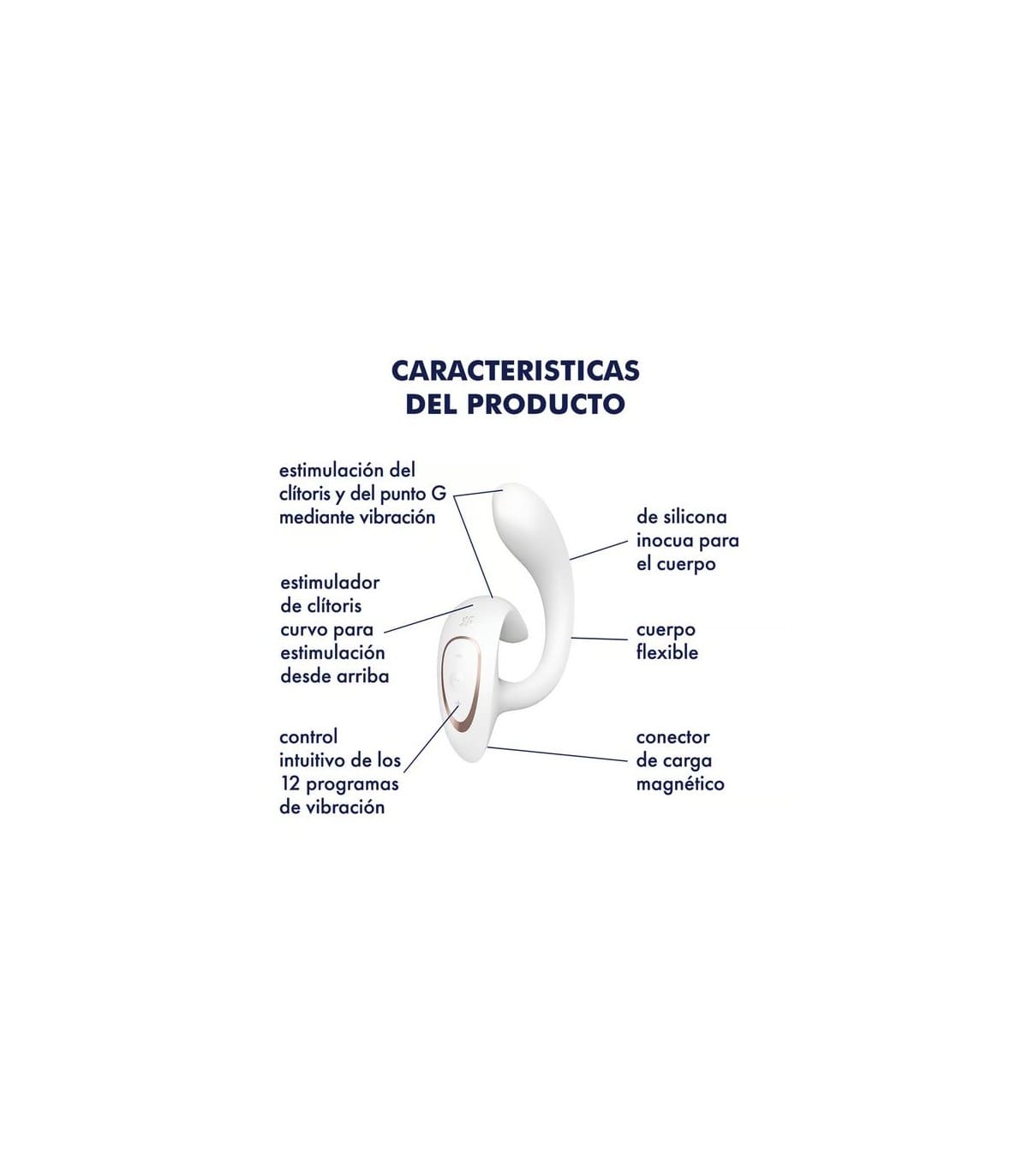 VIBRADOR G FOR GODDESS 1 BLANCO - Imagen 7