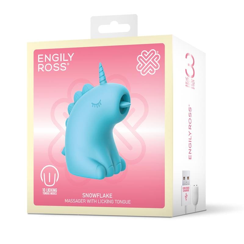 ENGILY ROSS Snowflake Estimulador con Lengua Licking - Lameteo