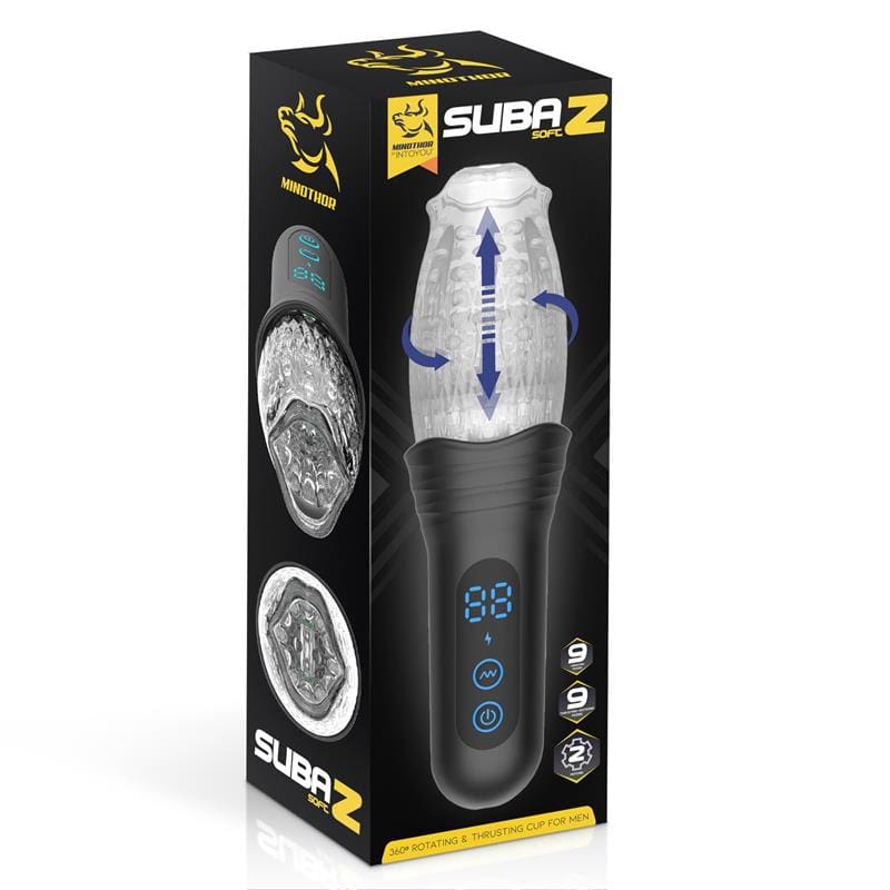MINOTHOR Subaz Masturbador Masculino con Thrusting y Rotación 360º