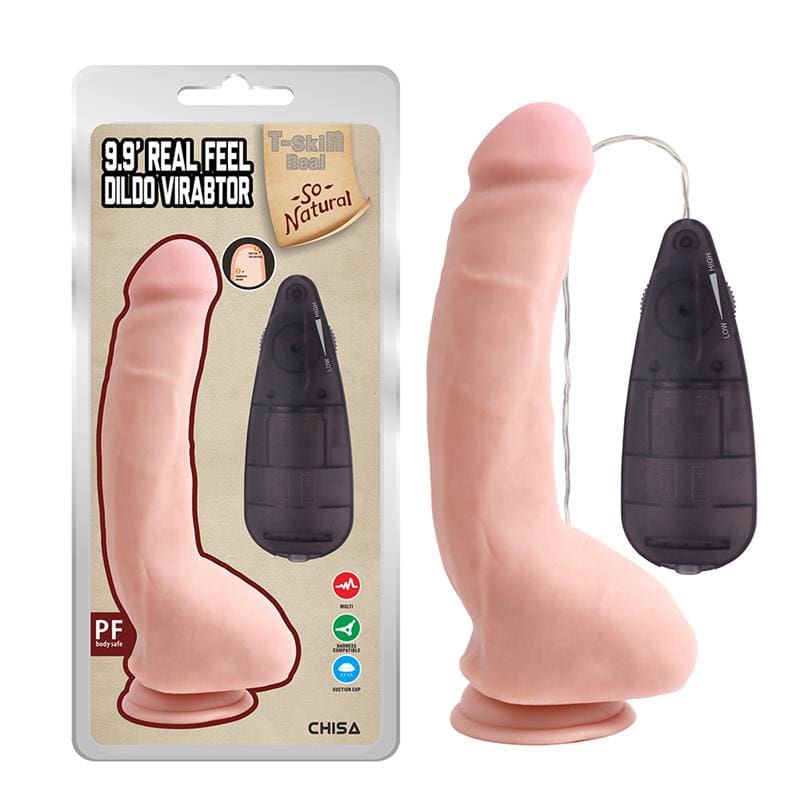 CHISA Dildo Vibrador Realista Real Feel 9.9"
