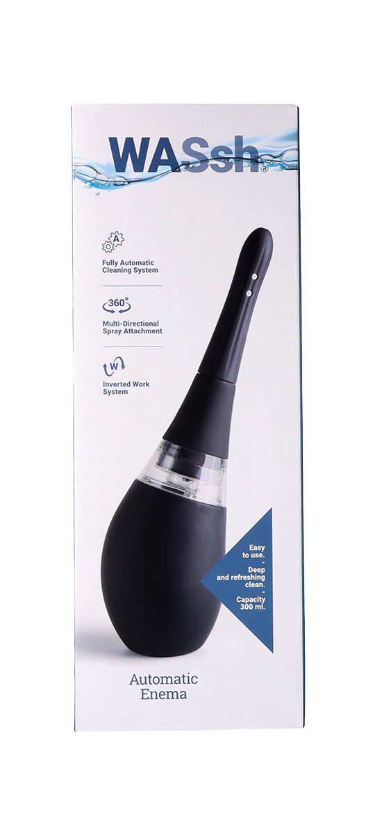 ENEMA LIMPIEZA ANAL NEGRA USB 300 ML - Imagen 3