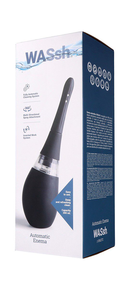 ENEMA LIMPIEZA ANAL NEGRA USB 300 ML - Imagen 7