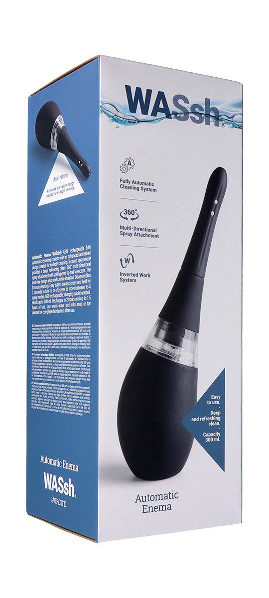 ENEMA LIMPIEZA ANAL NEGRA USB 300 ML - Imagen 9
