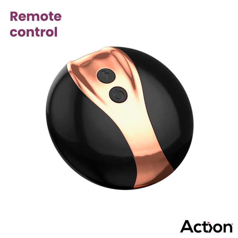 ACTION Roxer Sex Machine con Vibración, Thrusting, Efecto Calor y Control Remoto