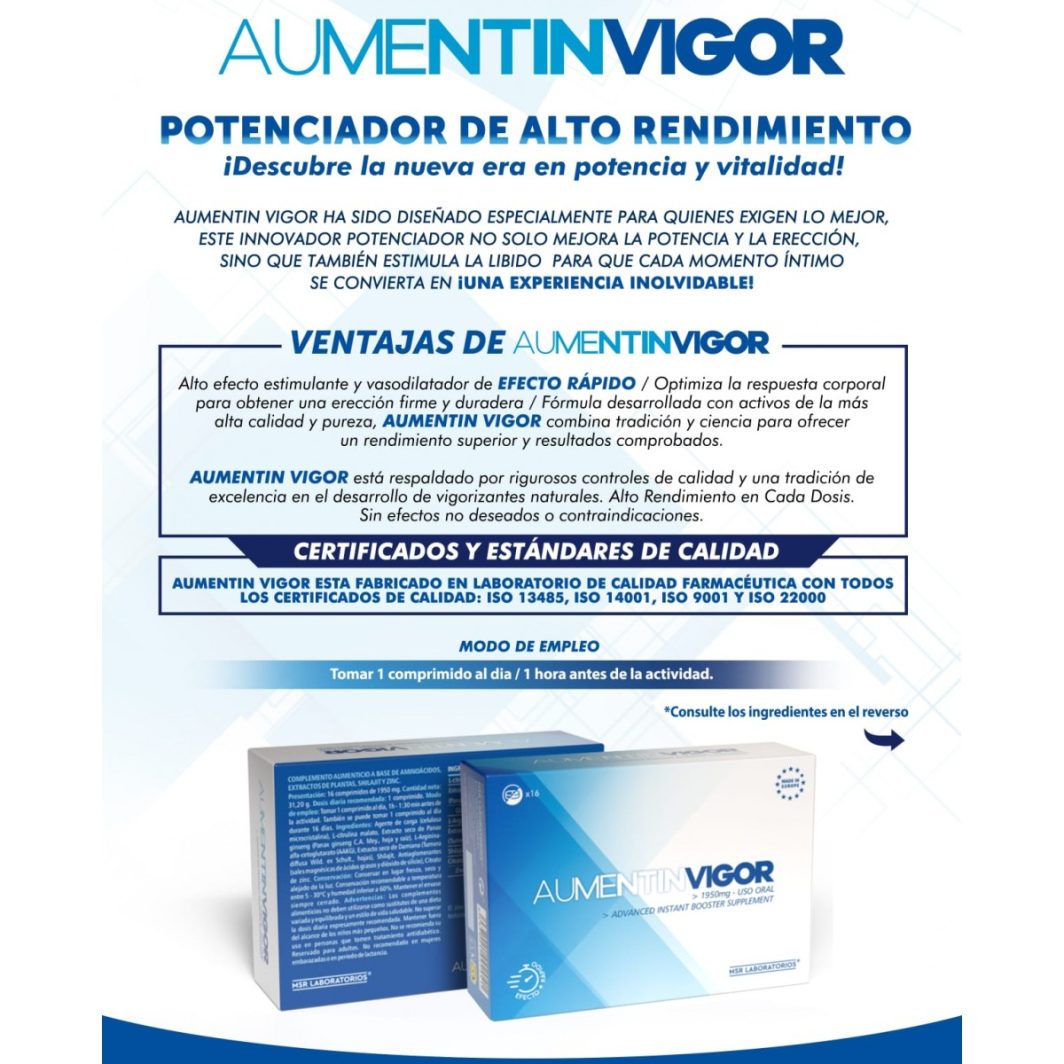 AUMENTIN VIGOR 16 CÁPSULAS