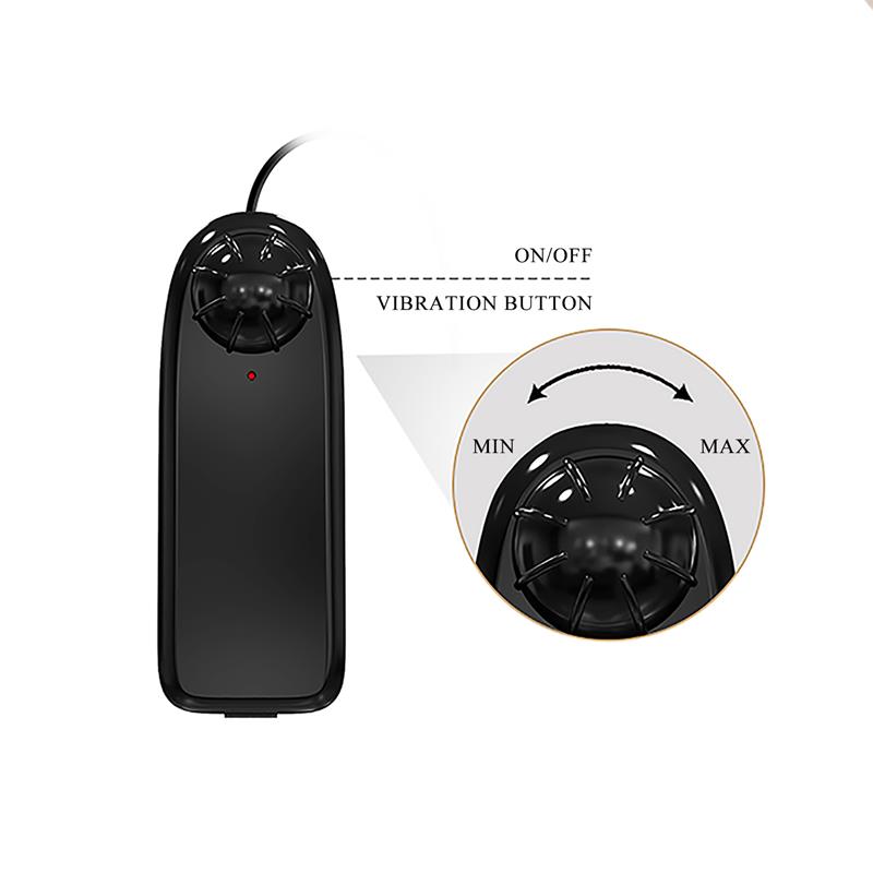 BAILE Catoblepas Dildo con Vibración y Control Remoto 8.1"