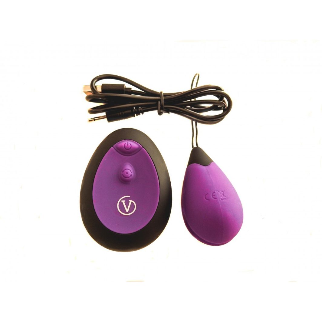 HUEVO CON MANDO G1 RECARGABLE MORADO