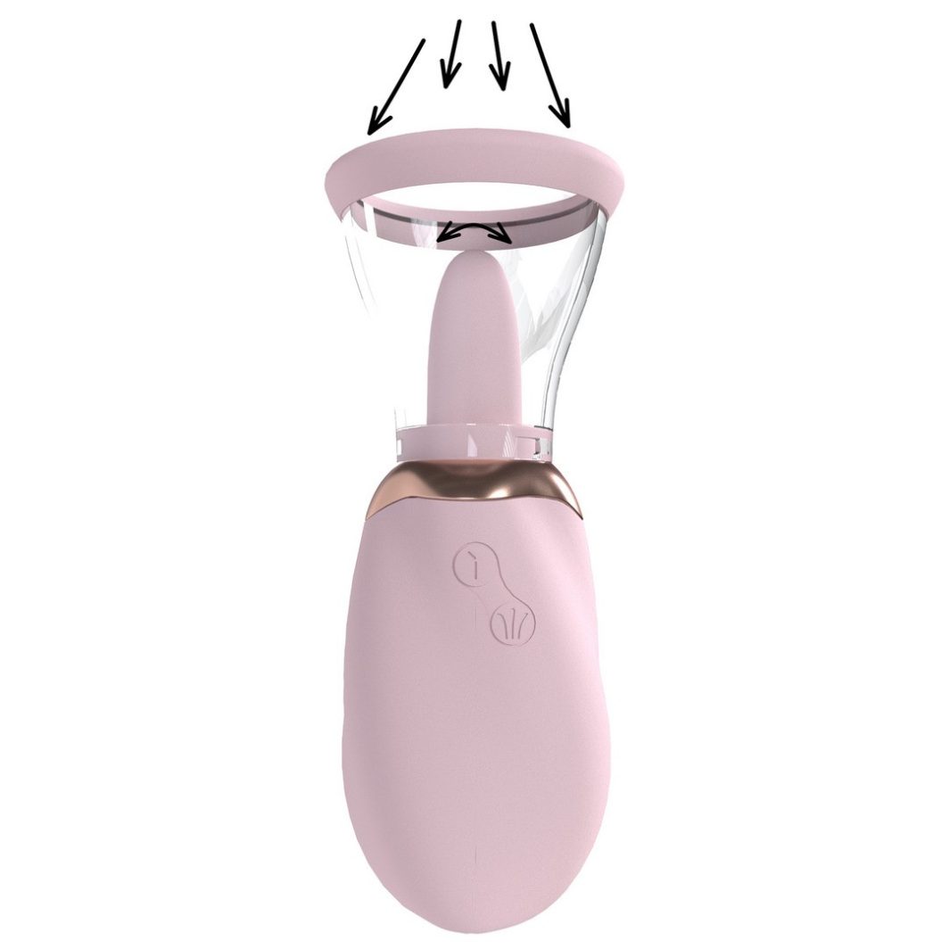 BOMBA RECARGABLE PARA LA VULVA Y EL PECHO BOOST ROSA PUMPED