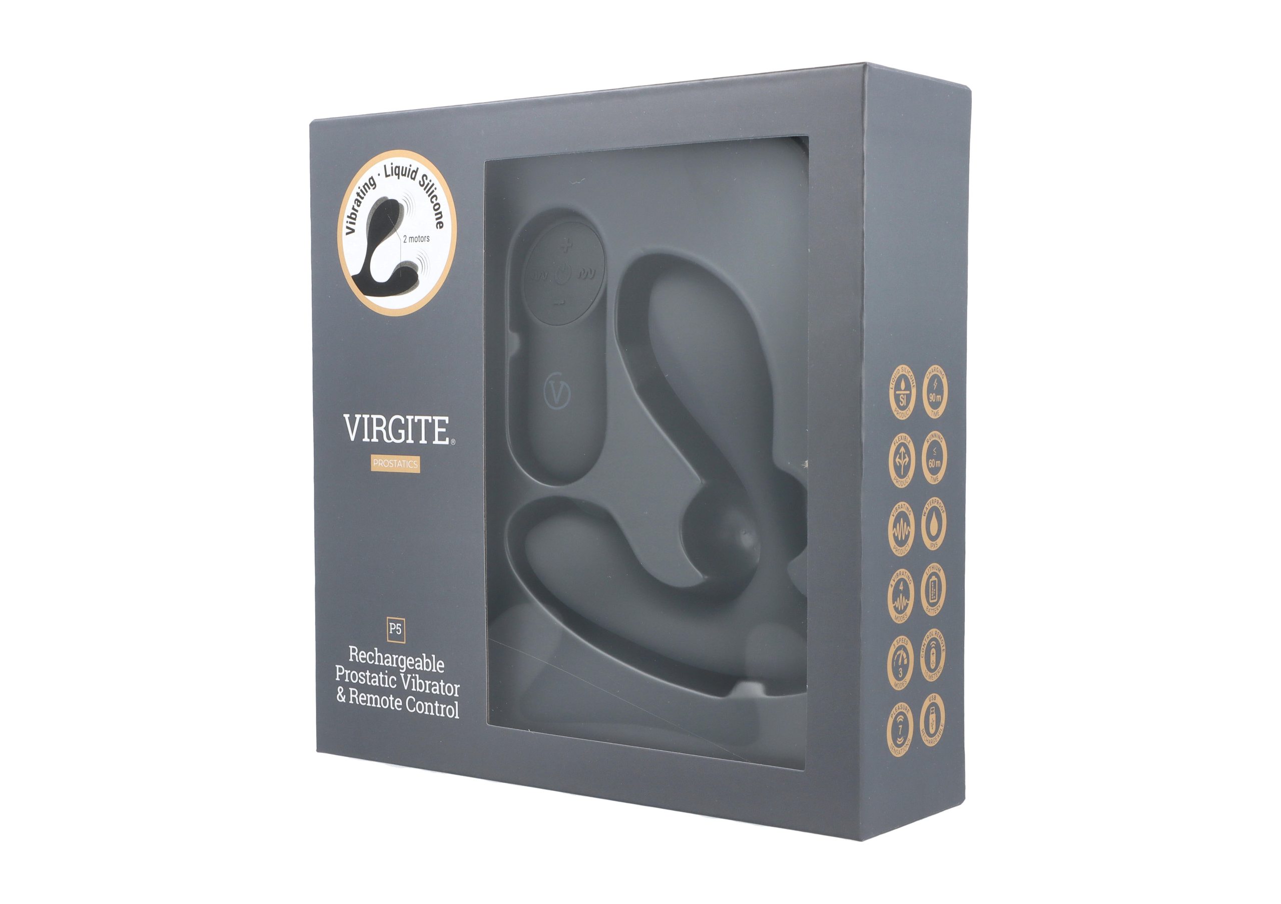 PROSTATIC VIBRATOR P5 W/ REMOTE CONTROL - Imagen 4