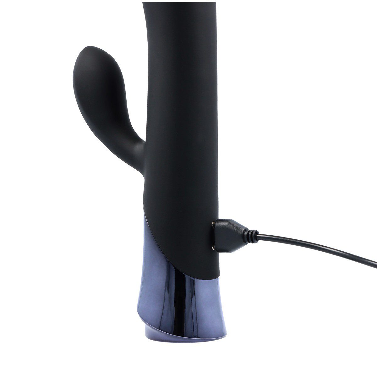 HAVANA RECHARGEABLE SILICONE VIBRATOR WITH TAPPING RABBIT AND TAPPING SHAFT