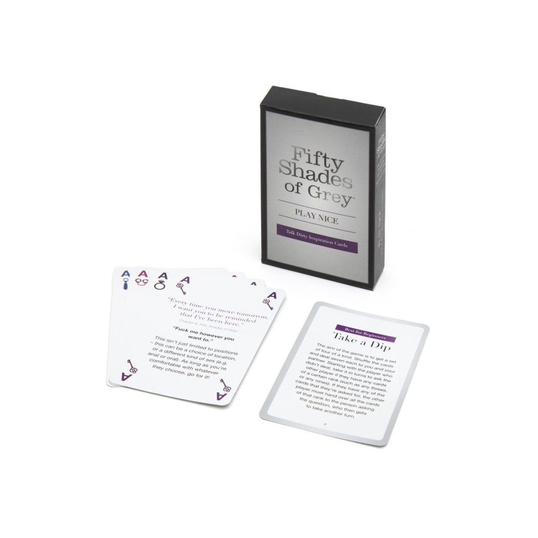 FIFTY SHADES PLAY NICE TALK DIRTY CARD GAME