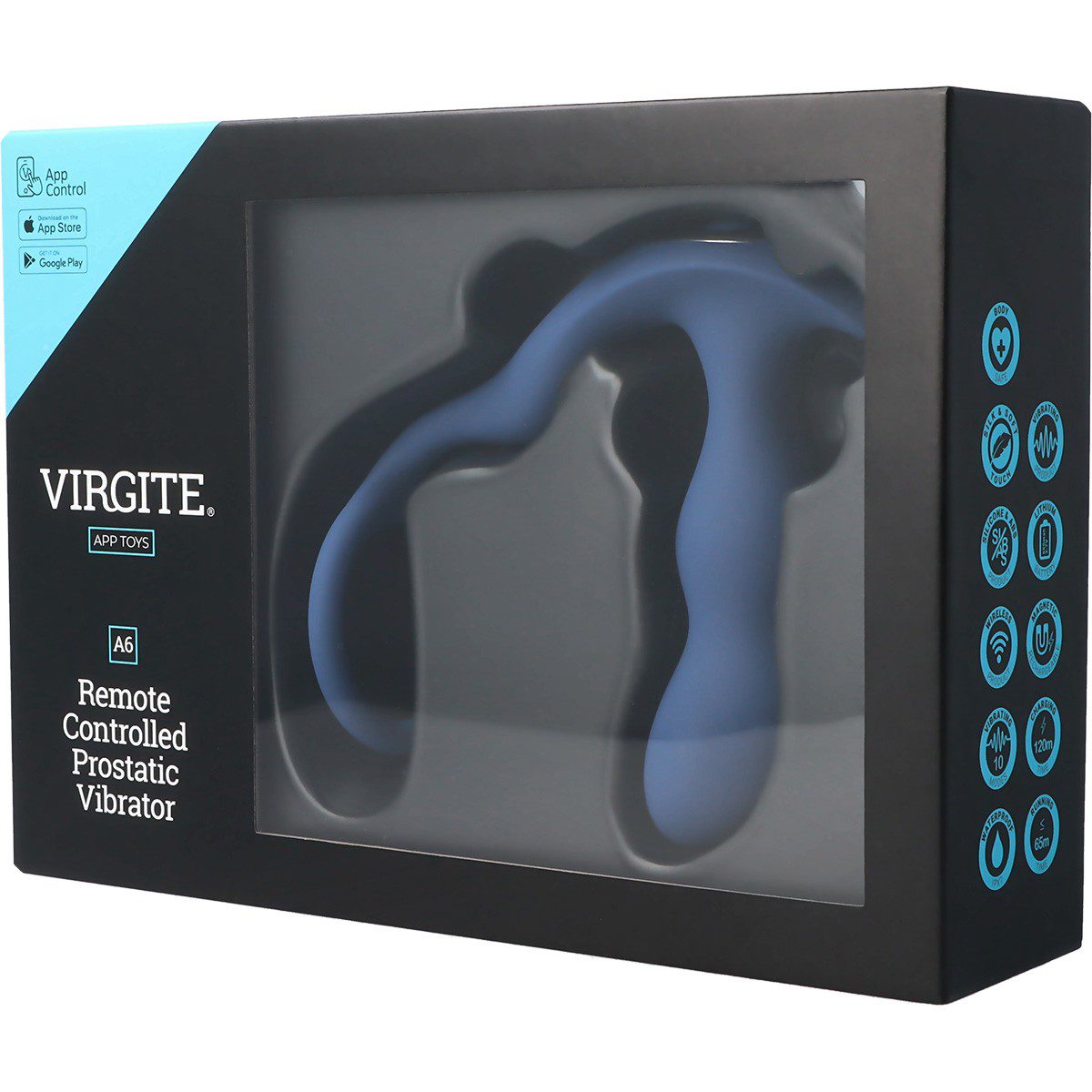 A6 REMOTE CONTROLLED PROSTATIC VIBRATOR