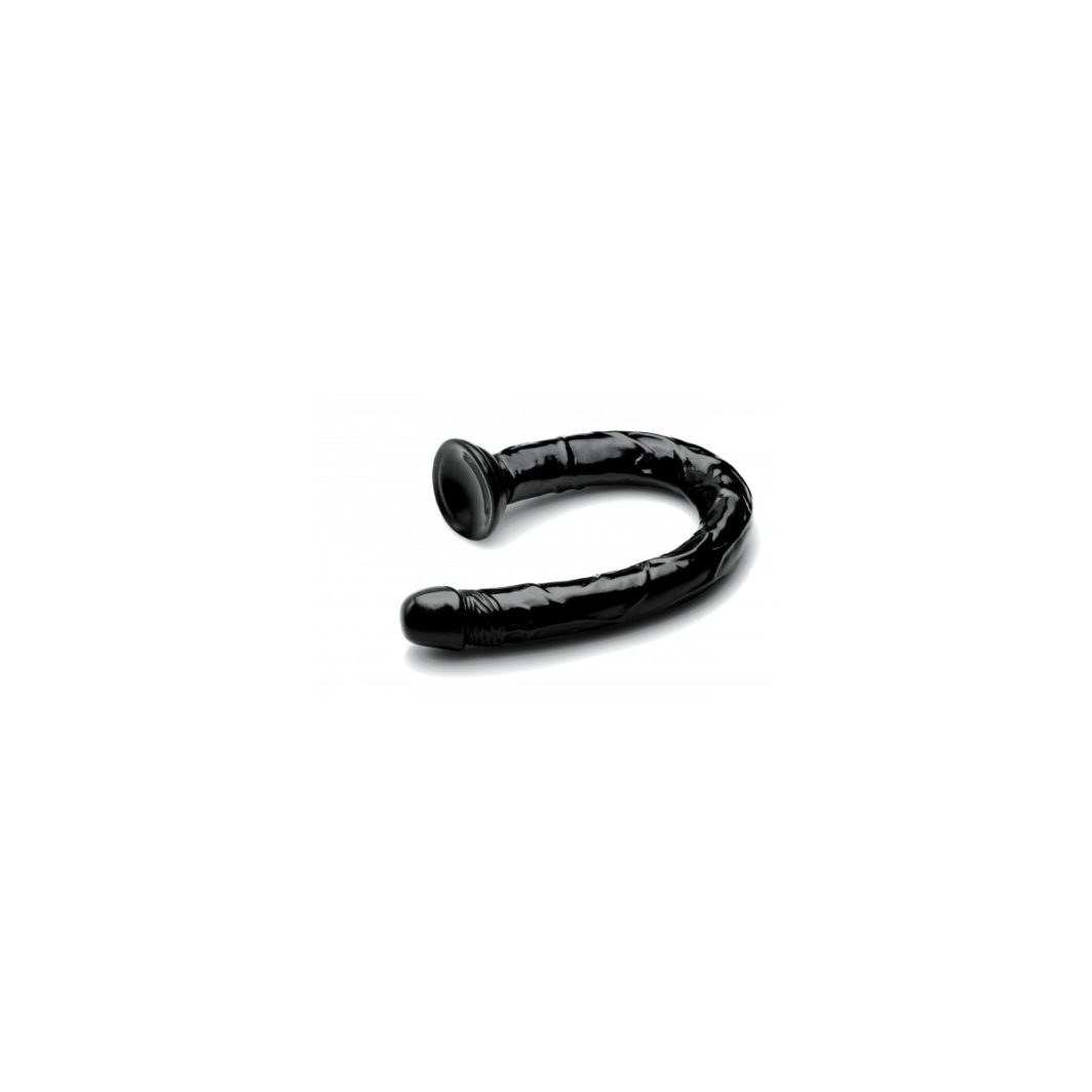 DILDO PENE C/ VENTOSA 50"8 CM NEGRO