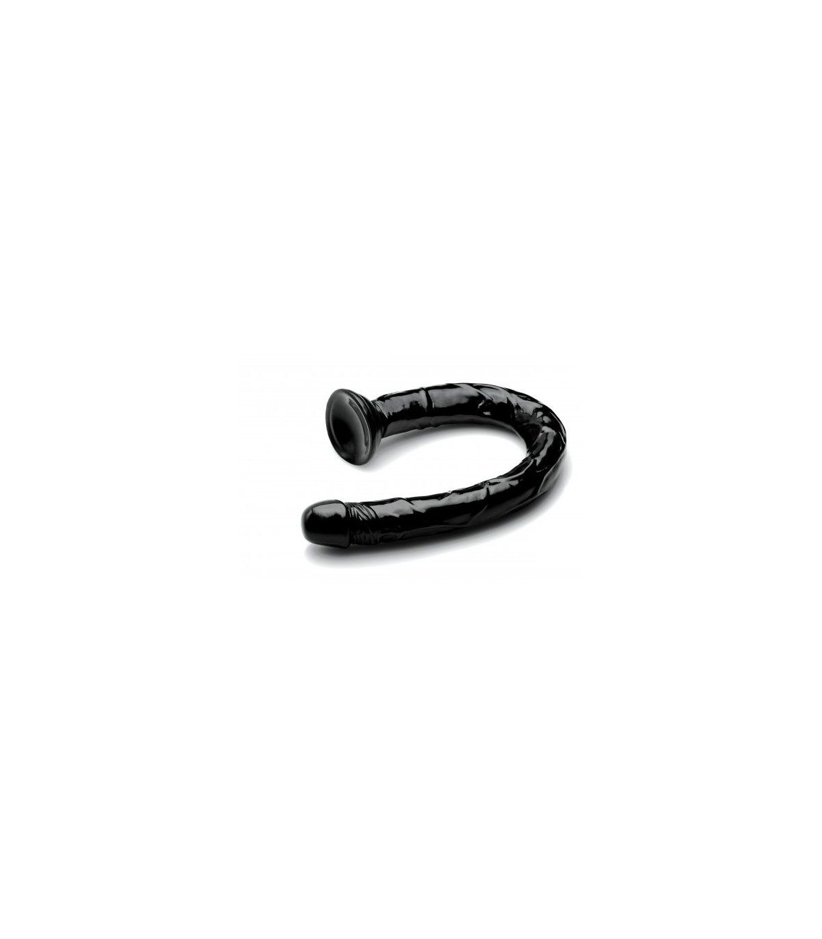 DILDO PENE C/ VENTOSA 50"8 CM NEGRO