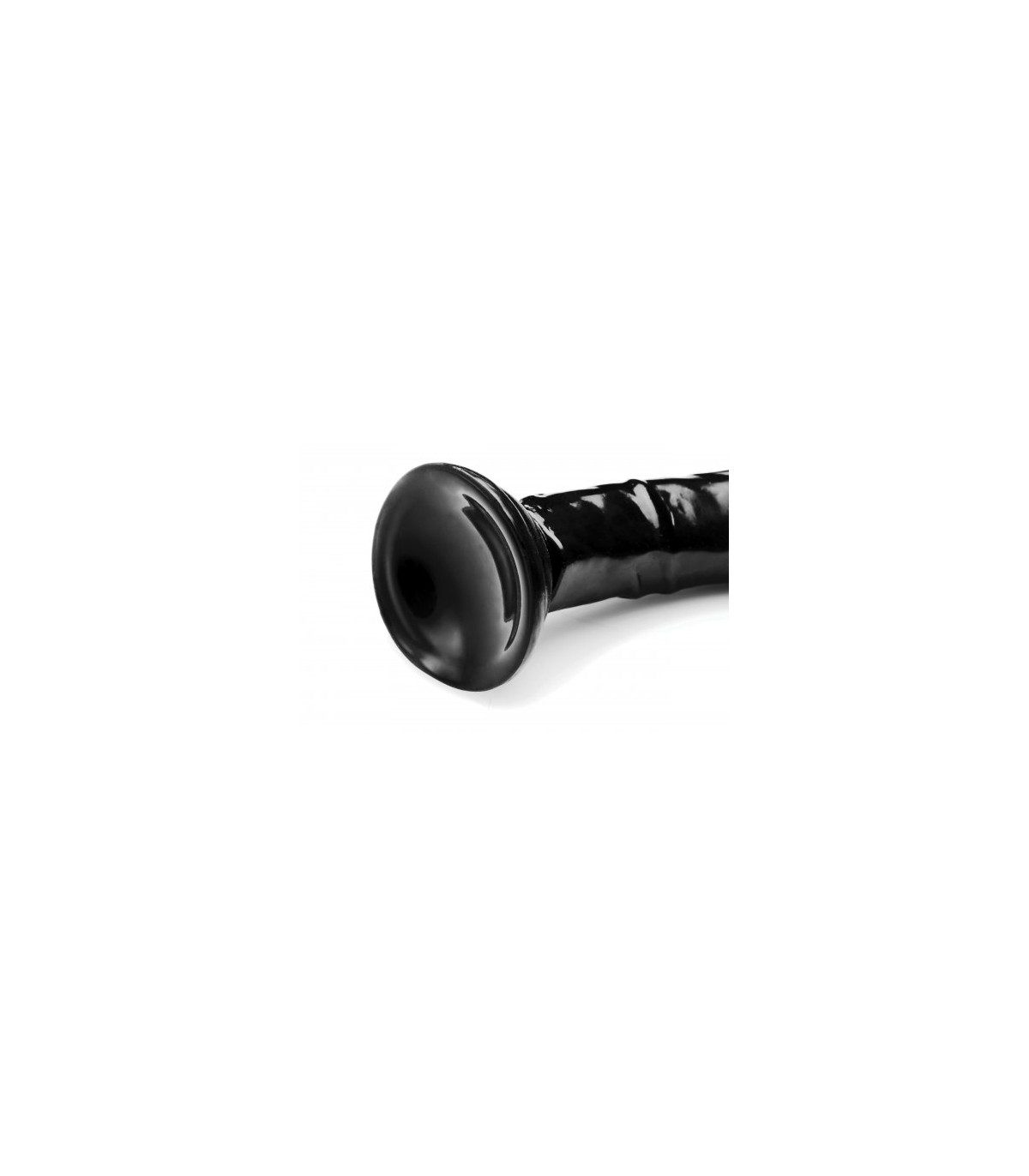 DILDO PENE C/ VENTOSA 50"8 CM NEGRO
