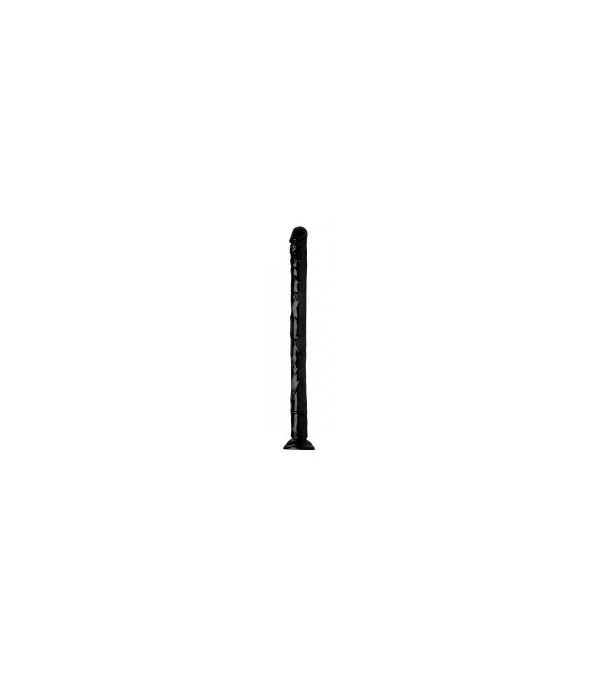 DILDO PENE C/ VENTOSA 50"8 CM NEGRO