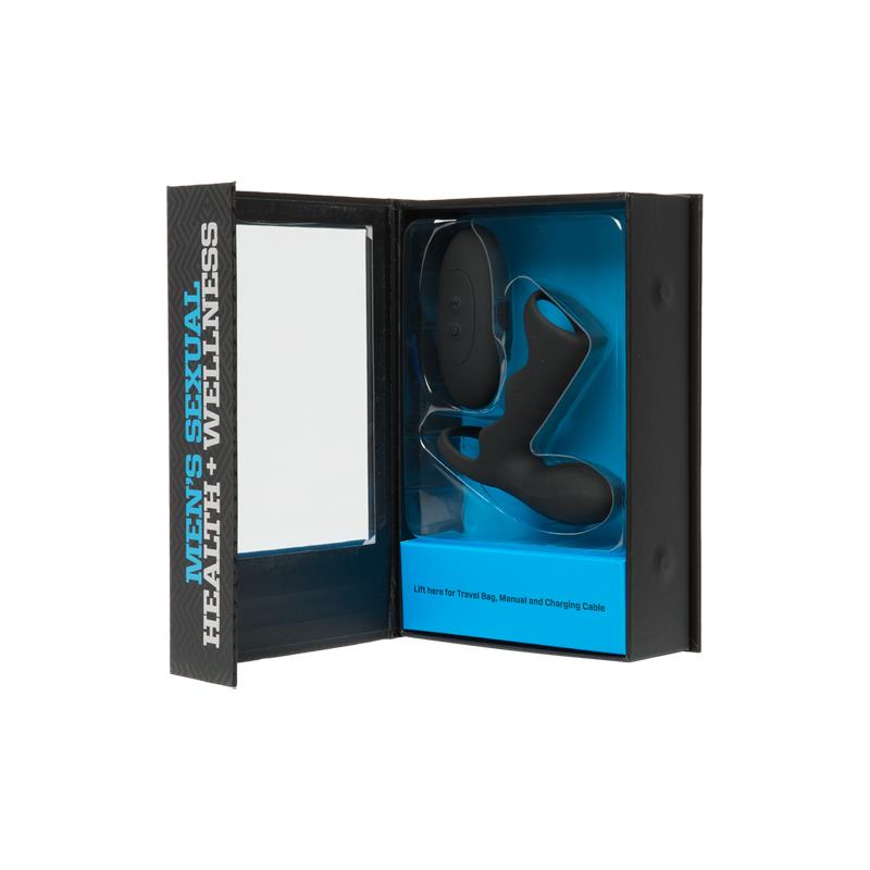 OPTIMALE Jaula para el Pene con Vibración y Control Remoto Negro