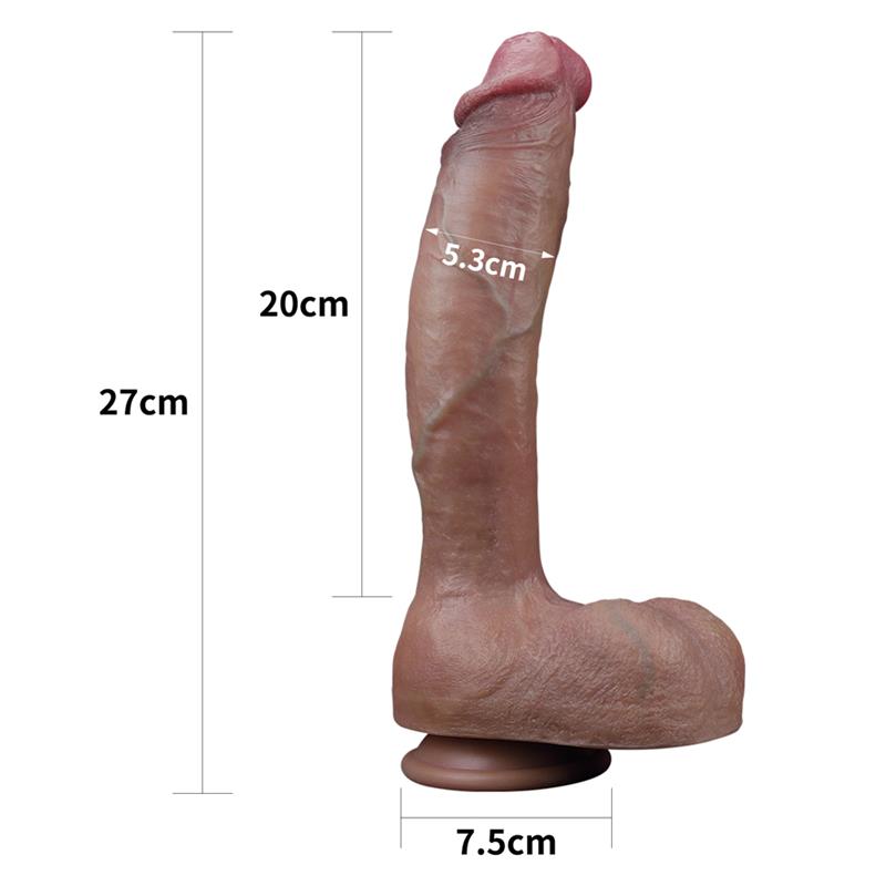 LOVETOY Dildo Nature 10.5" Dual Layer