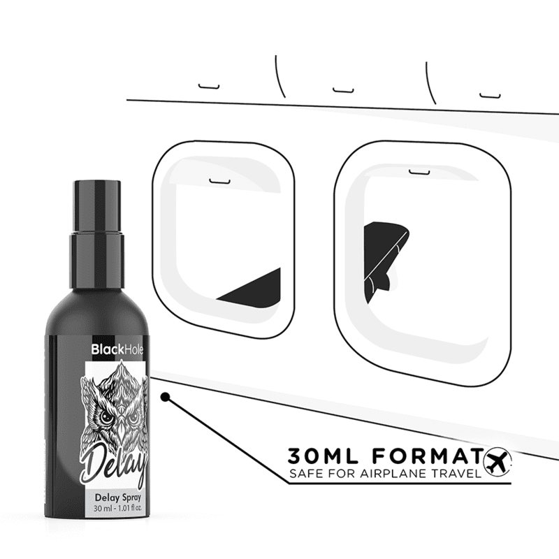 BLACK HOLE - SPRAY RETARDANTE STUDY FORTE 30 ML - Imagen 3