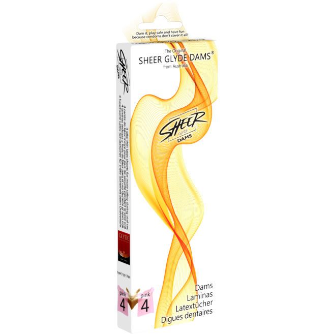 SHEER GLYDE - DAMS LÁMINAS LATEX SEXO ORAL VAINILLA
