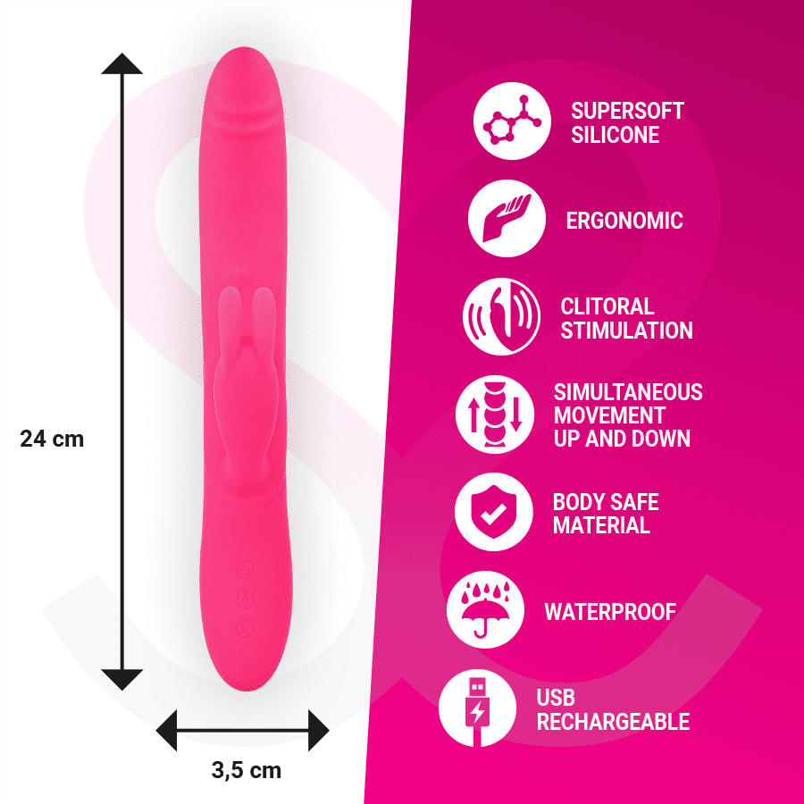MORESSA - WARREN IMPULSOR OSCILANTE Y POTENTE VIBRACIÓN PREMIUM SILICONA RECARGABLE