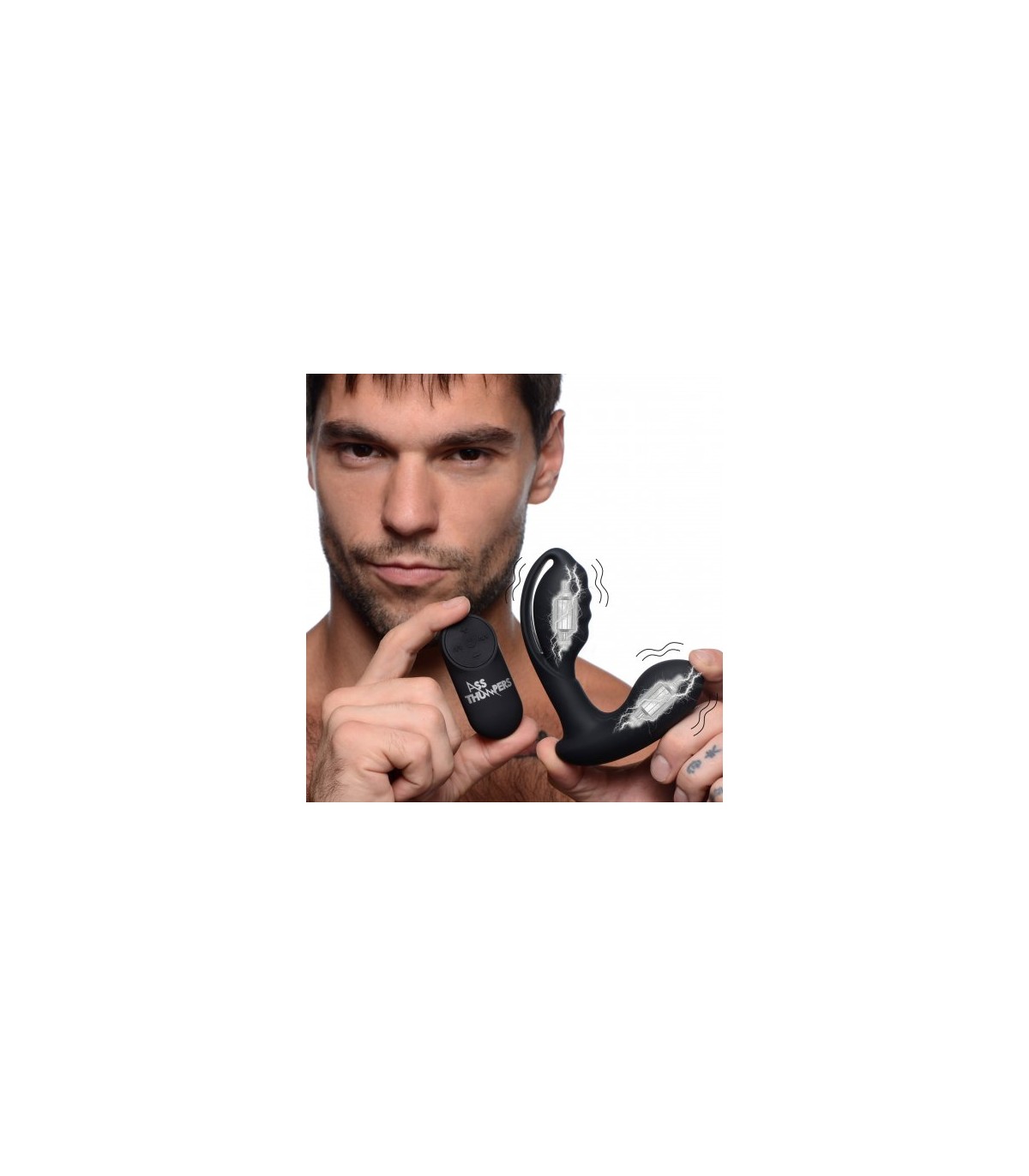 VIBRADOR PROSTÁTICO SILICONA P-STIM C/ MANDO - Imagen 3