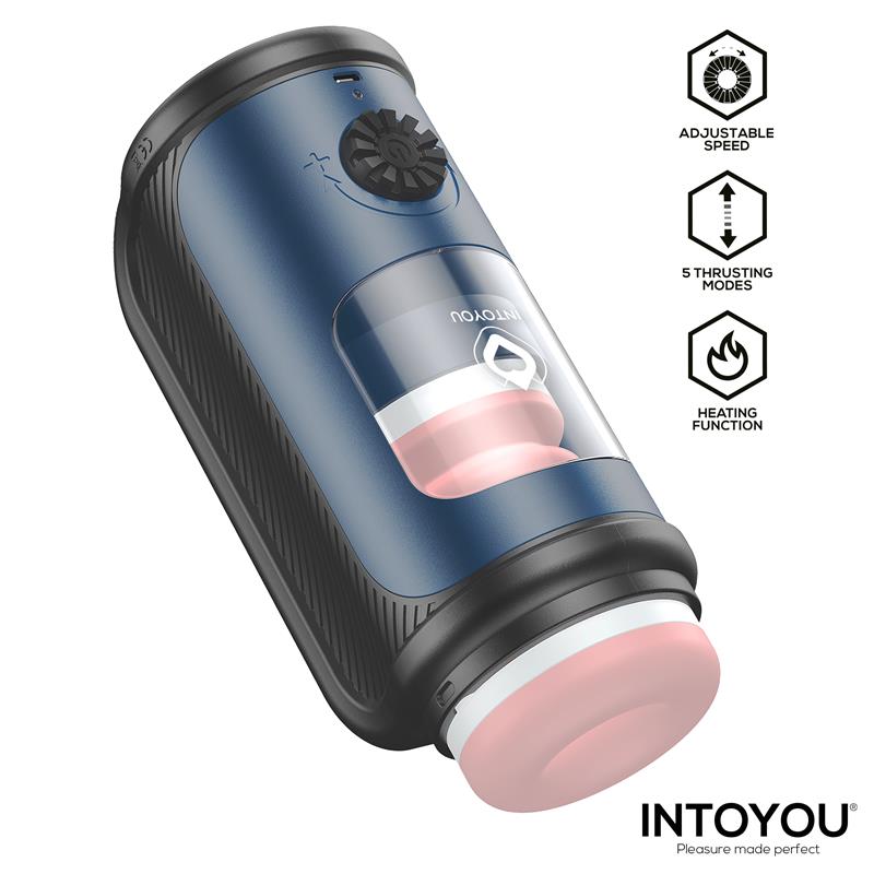 INTOYOU Tenkro Masturbador con Thrusting y Calor USB-C