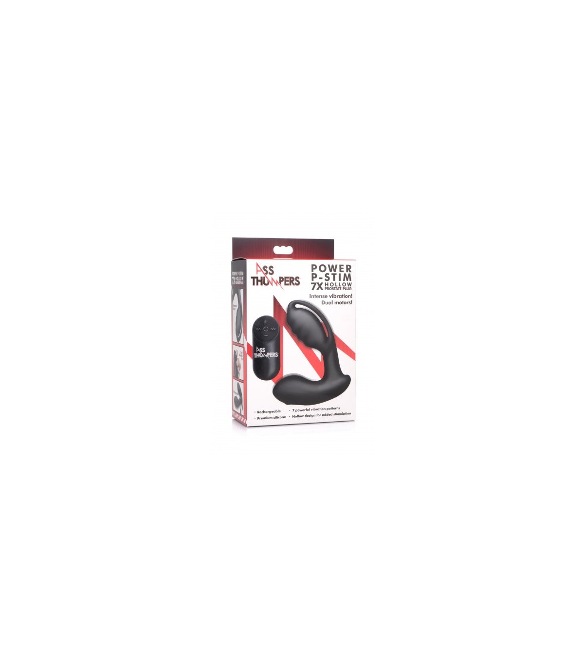 VIBRADOR PROSTÁTICO SILICONA P-STIM C/ MANDO - Imagen 5