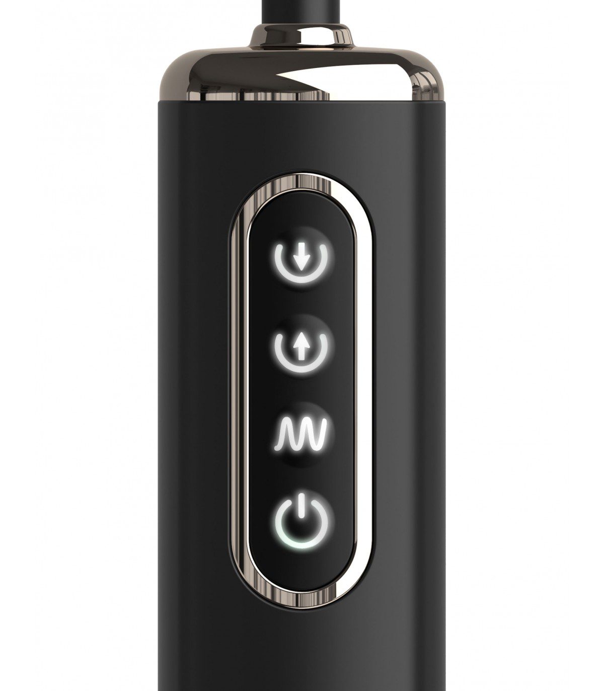 AUTO-THROB INFLATABLE VIBRATING PLUG BLACK