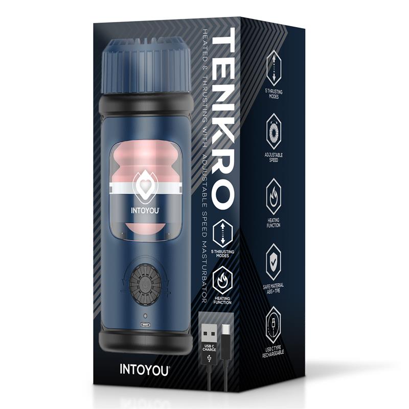 INTOYOU Tenkro Masturbador con Thrusting y Calor USB-C - Imagen 4