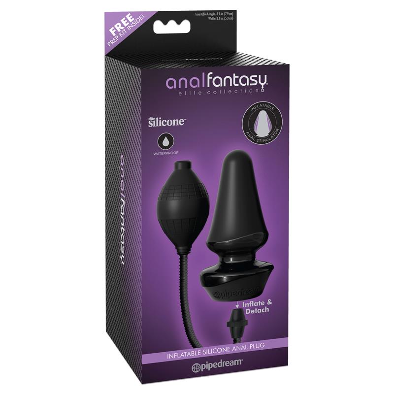 ANAL FANTASY ELITE Plug Anal Inflable Color Negro
