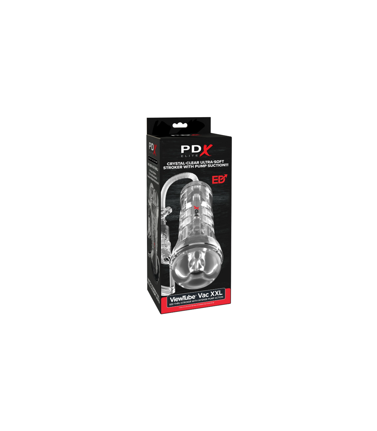 VIEWTUBE VAC XXL PUMP SEE-THRU EZ-GRIP PUMP STROKER - Imagen 3