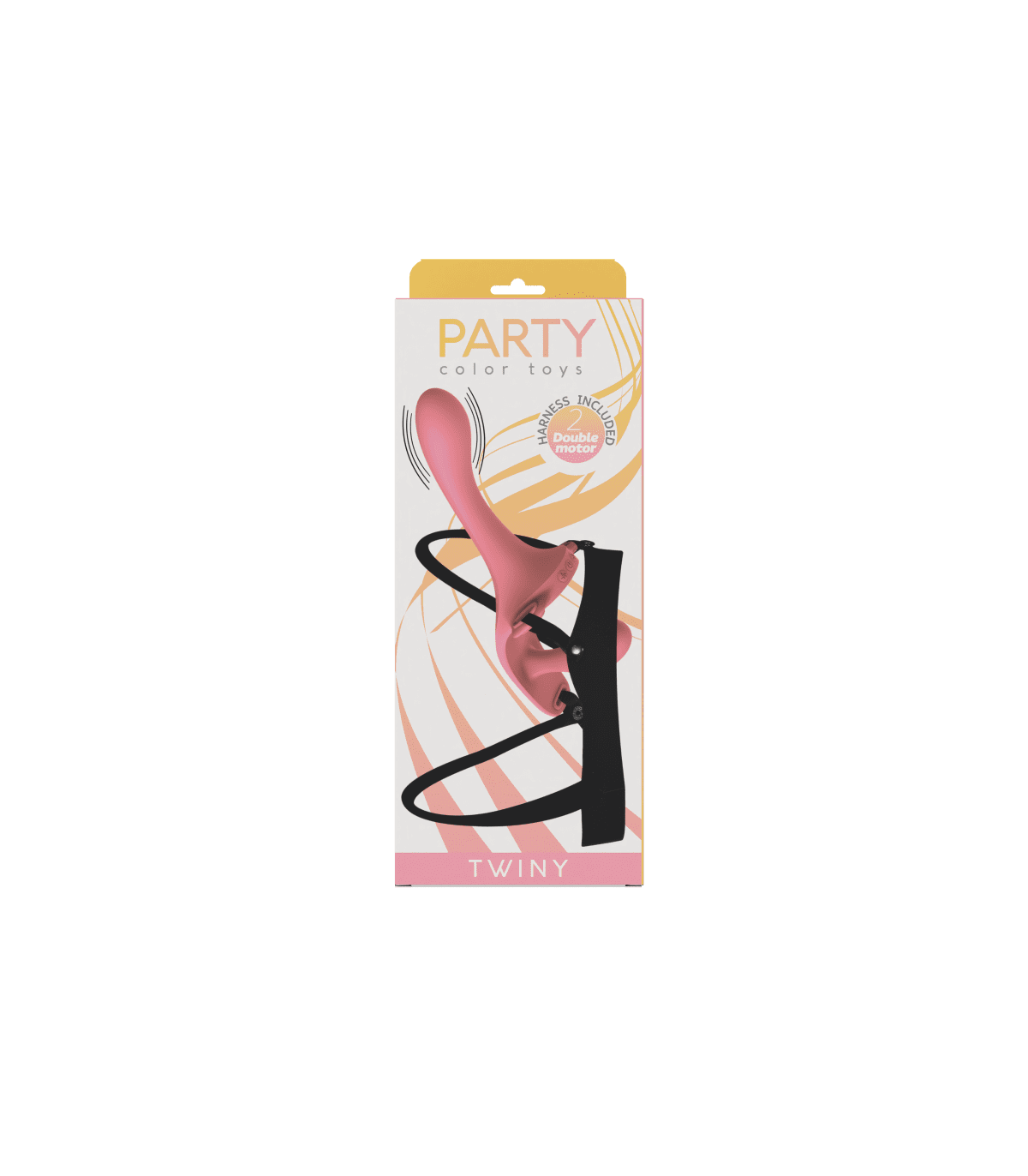 ARNÉS TWINY STRAP-ON DOBLE VIBR SILICONA LÍQUIDA USB