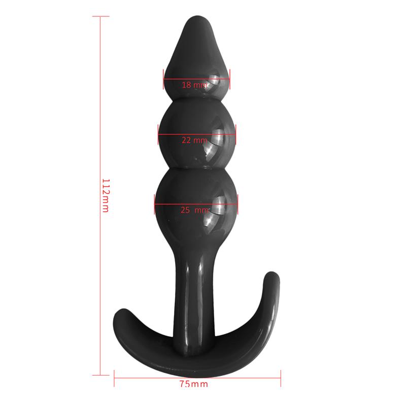 LATETOBED Gevil Plug Anal en Ancla Negro - Imagen 8