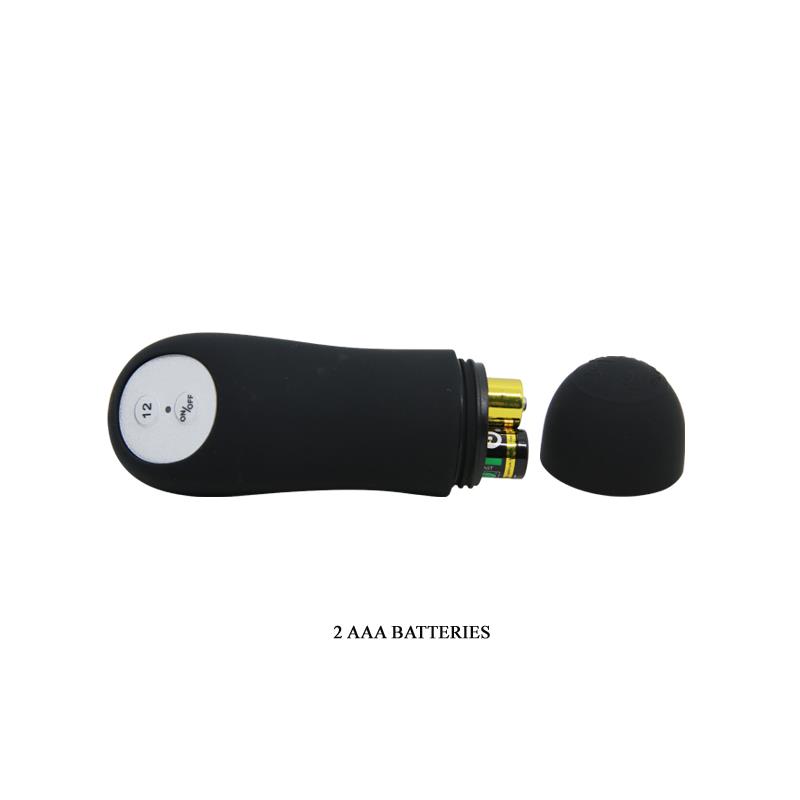 PRETTYLOVE Plug Anal Negro con Mando